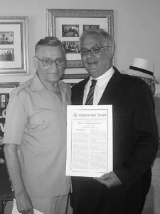 Nicholas with Congressman Barney Frank